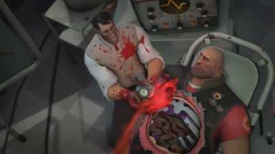 An encounter with trained military person responsible for providing medical care to his associates (meet the medic)