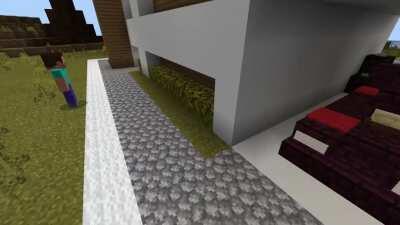 Modern house I made on a server, hope you like it.