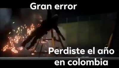 Perdí el año amigos, me voy al batallon. (igual no tenia gracia el meme pero no c que hacer)