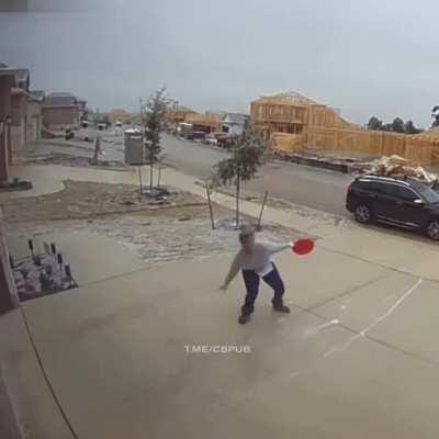 WCGW pouring soapy water on your driveway on a cold day.