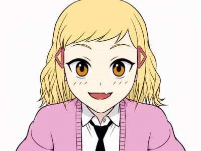 Amused Minami coloured by @Pseudologue14