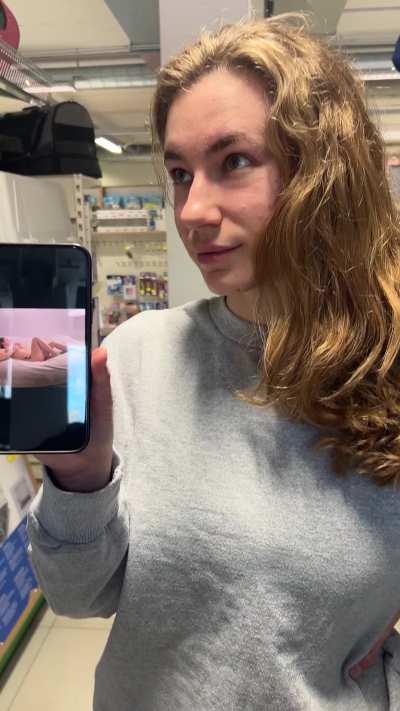 When the store is full of people...