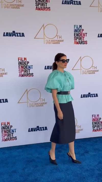 @ the Spirit Awards on the blue carpet February 22nd, 2025