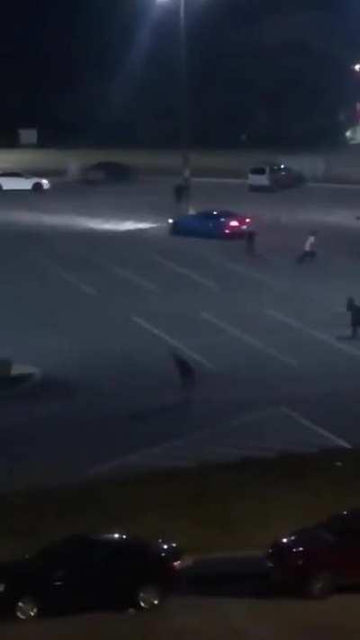 Why do they jump someone with a car?