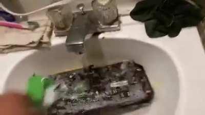 Just giving the GPU a wash