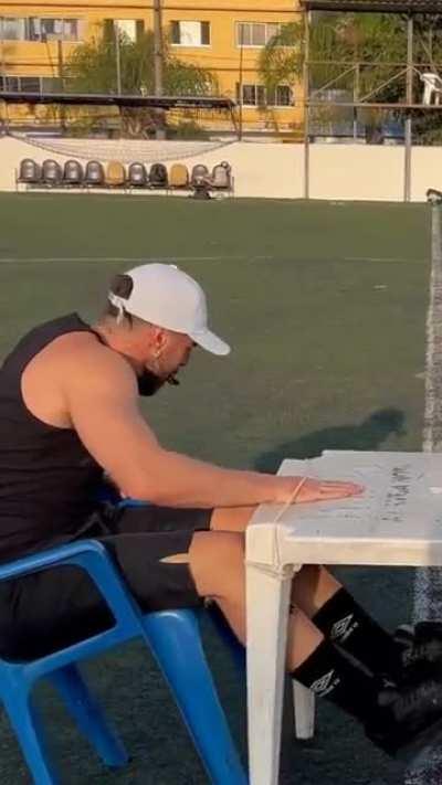 ...because we do stuff like this for fun. Blow on harmonica = bonus snap of rubber band