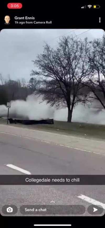 Train derailment in a city near me