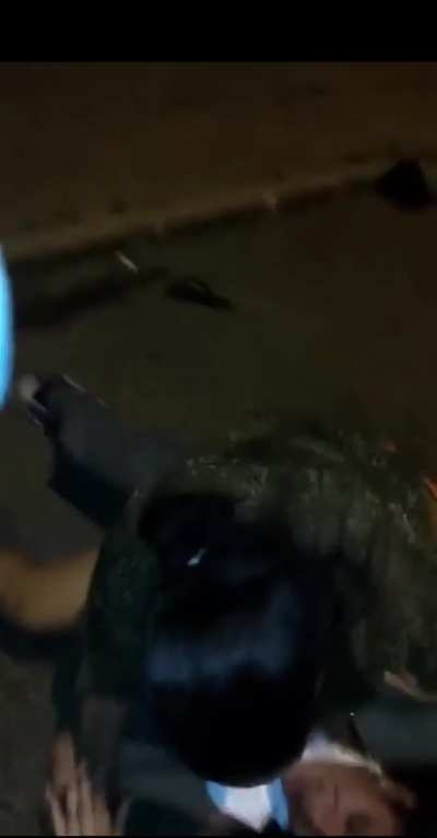 Woman gets spit into her eye and mouth 