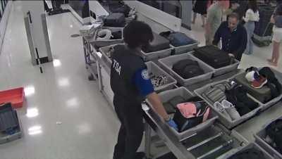 TSA agents at Miami International Airport caught stealing $600 from a passenger's wallet.