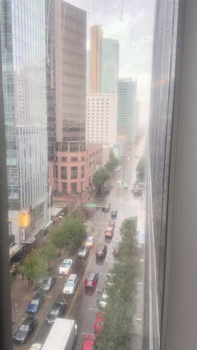 When it rains in Downtown, it hits different!