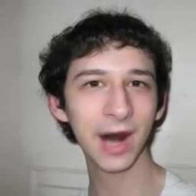 Yandere dev big time rush, But hes actually staring at the camera