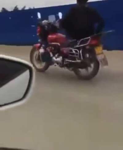 Showing off for the camera