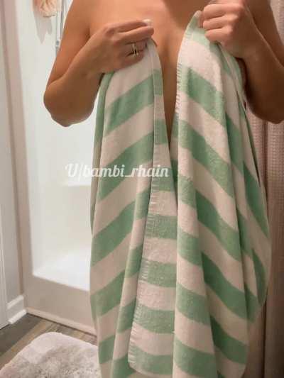 I want to be dirtier coming out of the shower than going in