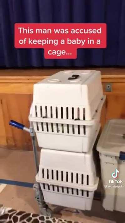 sicK fUCk LOCks bABY in cagE As IT sCReams to gET ouT