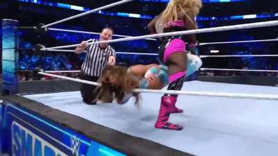 Aliyah forced to tap out in Natalya's Sharpshooter