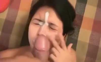 Would you cover her face in cum too?