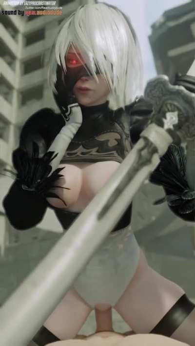 2B Malfunction Cowgirl POV (Lazyprocrastinator, Audiodude) [Nier: Automata]