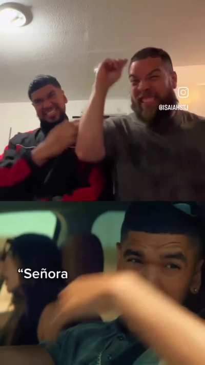 So pleased with his cousin