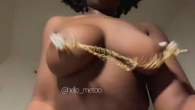 Can u rub my sore sore nipples for me babe?