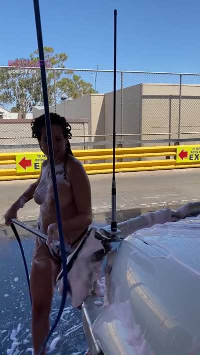 I love to clean strangers cars