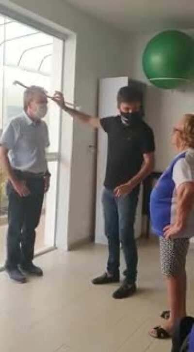 This cord will show the strength of his brain, heart, stomach and...