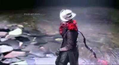 DMC: Dancing because I should have been thr one to fill your dark soul with light!