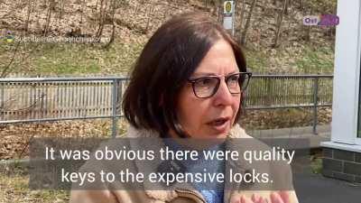 Mariupol. As people left town, they hung their keys on the last tree on the Ukrainian side. It was a way to say goodbye to their previous life, knowing they would probably not be coming back.