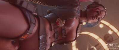 Harley Quinn riding (Xordel3d)