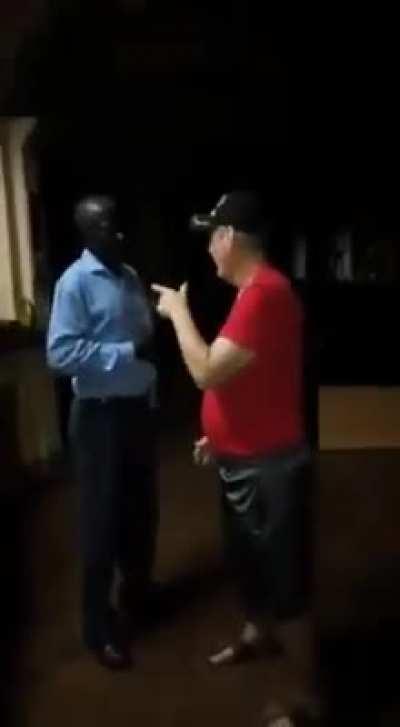 American missionary rages in Uganda hotel over a broken keycard