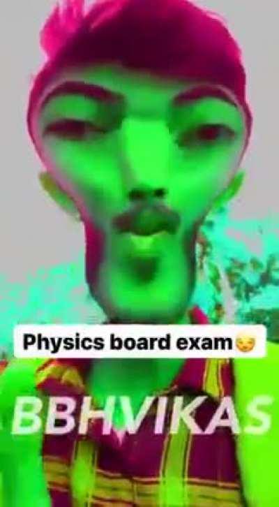 Samay after solving physics paper