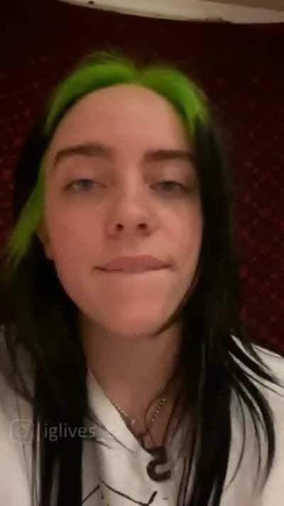 Billie Eilish | Instagram Live Stream | 15 September 2020