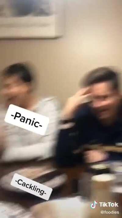 Facing his children's logic