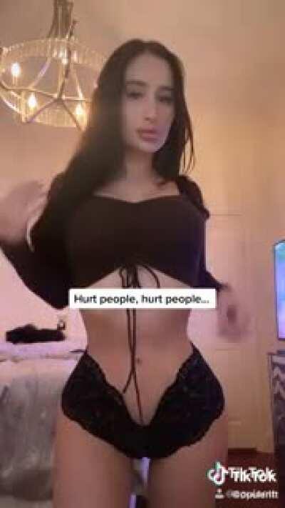 Perfectly shaped ass