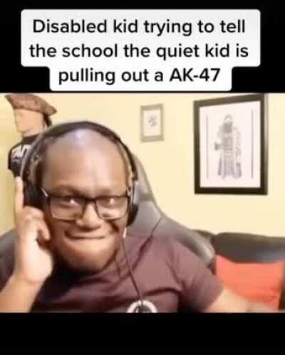 And y’all bullied him