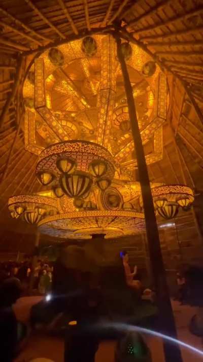 This 57-foot Vesak Lantern in Sri Lanka looks like AI