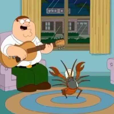 Peter Griffin plays Ram Ranch