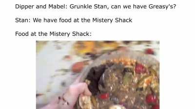 Do you think Grunkle Stan is good at cooking? (Turn the audio on) :)