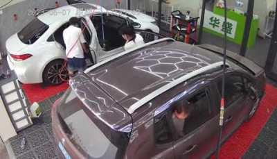 Please check your surrounding when parking / planning to get off your car