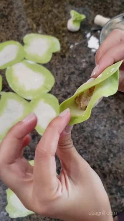 I made Anime Food: Jade Dumplings 🥬🥟