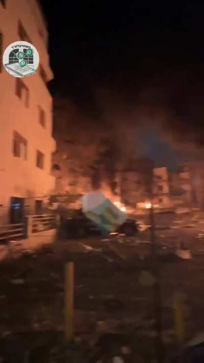 Aftermath of tonight attack...