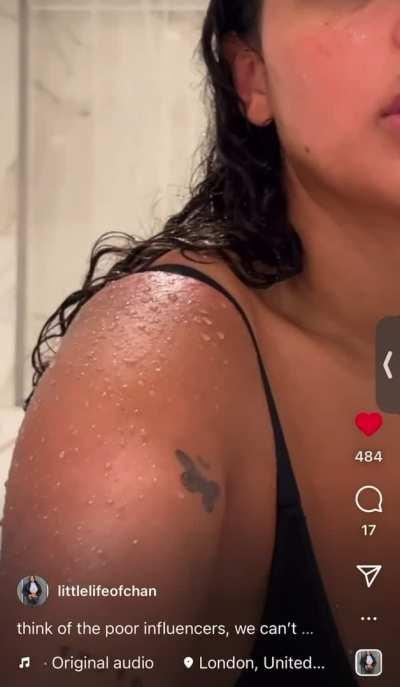 Hopping into the shower