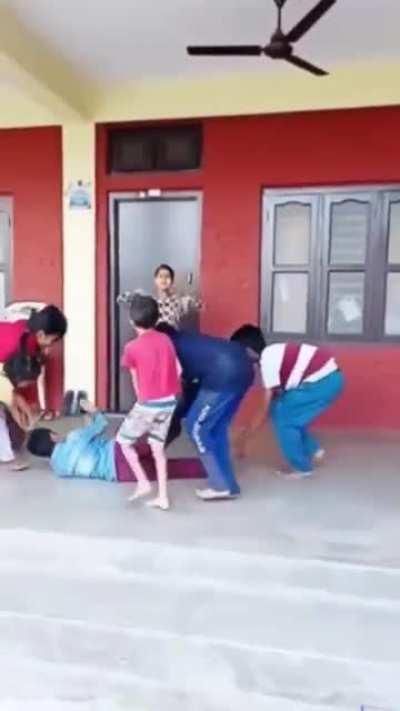 The efforts to record a dance video for their friend