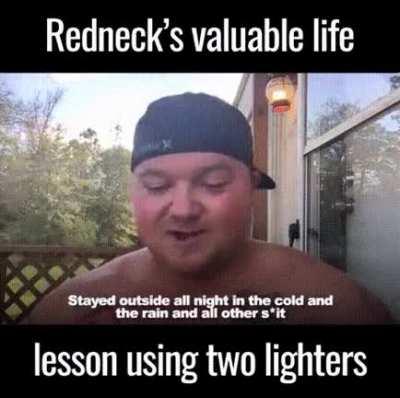 Redneck life lessons