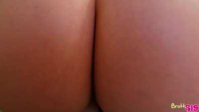 Found sexy step sister in the bathroom