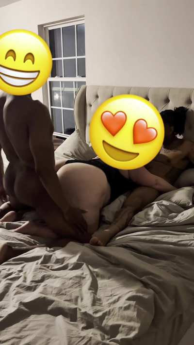 Hotwife Split-roasted by BBC Bulls