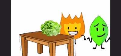 firy eats lettuce