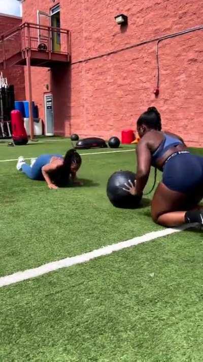 Med Ball Hot Workout