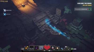 Soggy Caves in 37 seconds, thanks to triple Cooldown Evocation robe.