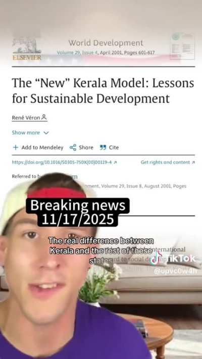 The communist part of India that regularly outperforms the rest governed by neoliberalism