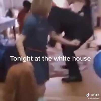 Tonight in the white house